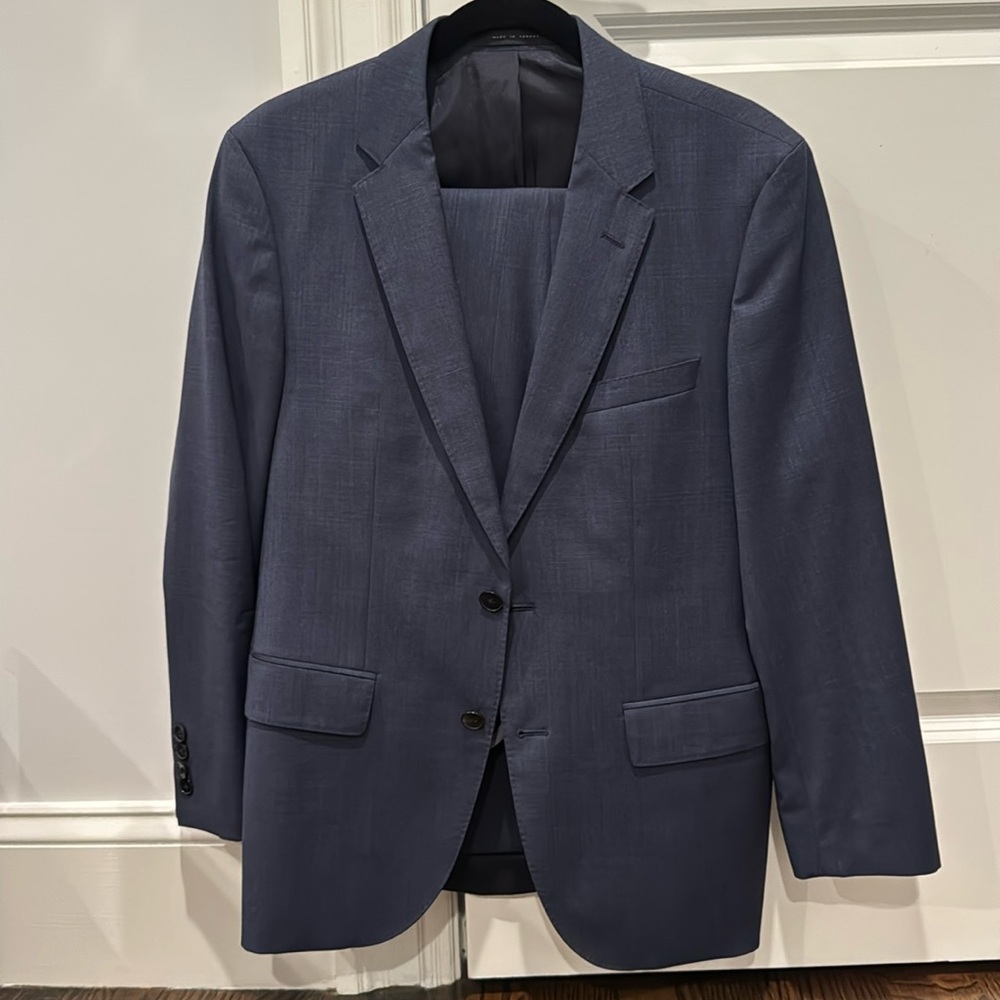 Hugo Boss Suit Blazer and Pants Set Navy in size 36s